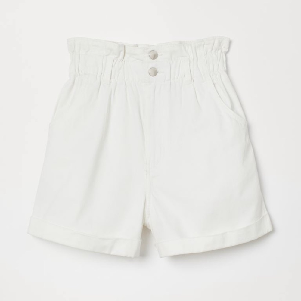 3 FOR 10/H&M Cotton Paper-bag Short